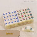 Collector’s Edition American Mahjong Set, Premium Jade Texture Mahjong Gift Set