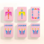 Pink Blossom Mahjong Tiles