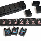 Black Acrylic American Mahjong Set