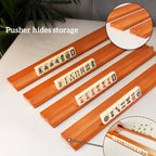Wooden Mahjong Pushers Set of 4, with Storage Bag