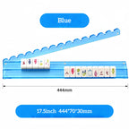 Tortoiseshell Mahjong Racks Set of 4, Clear, Blue, Leopard, Multiple Sizes