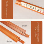 Wooden Mahjong Pushers Set of 4, with Storage Bag