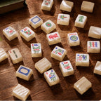 Collector’s Edition American Mahjong Set, Premium Jade Texture Mahjong Gift Set