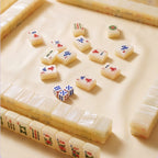 Collector’s Edition American Mahjong Set, Premium Jade Texture Mahjong Gift Set