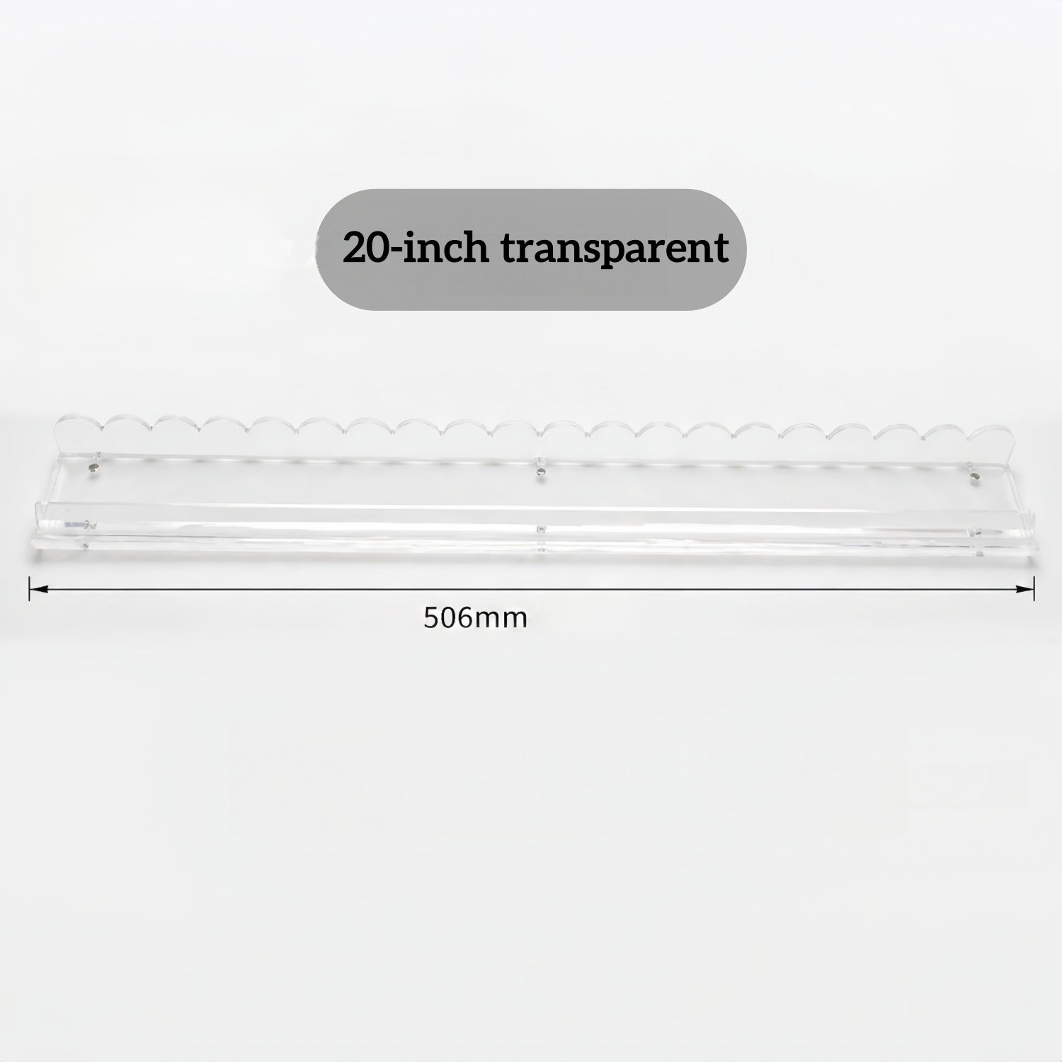 Premium Colorful Acrylic Mahjong Rack Set of 4, 5 Colors, 17.5inch and 20inch