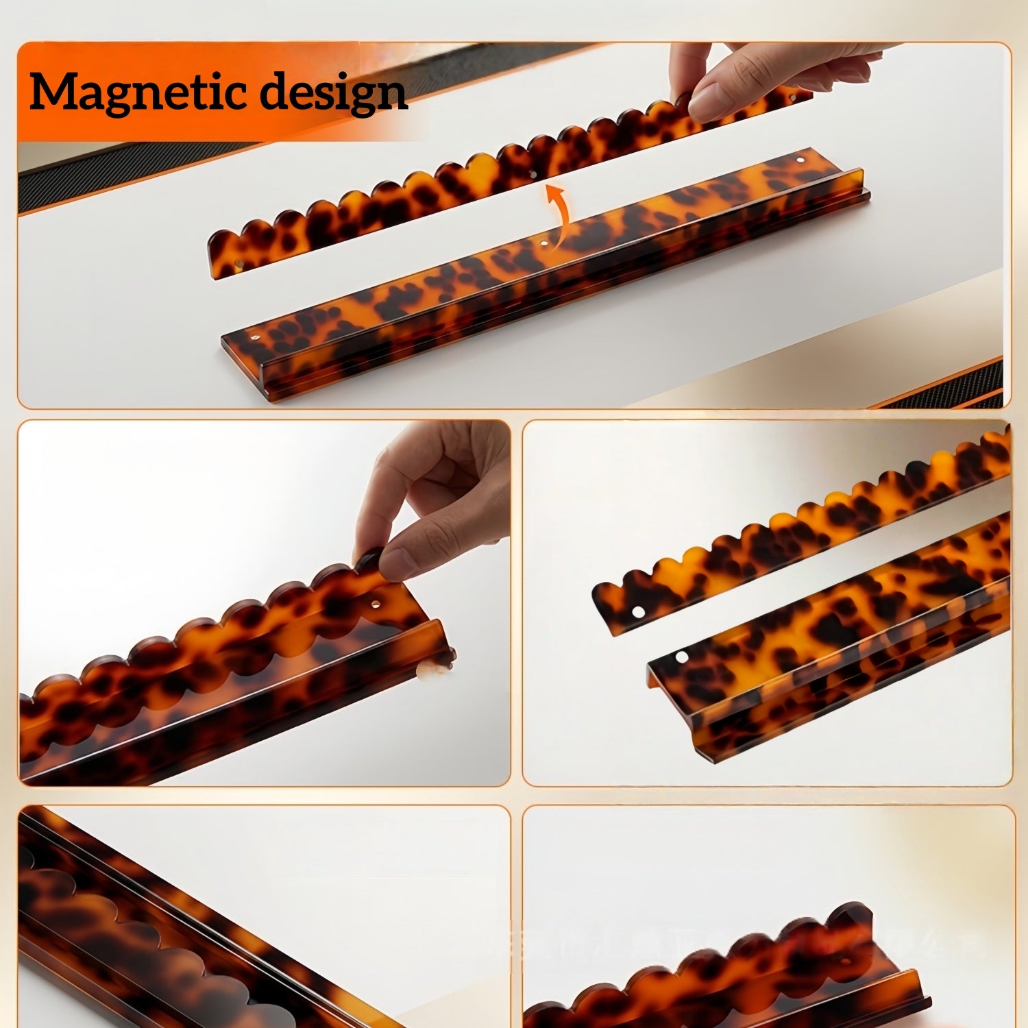 Premium Colorful Acrylic Mahjong Rack Set of 4, 5 Colors, 17.5inch and 20inch