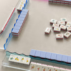 Acrylic Mahjong Racks Set of 4, 17.5 Inch, 5 Colors