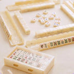 Collector’s Edition American Mahjong Set, Premium Jade Texture Mahjong Gift Set