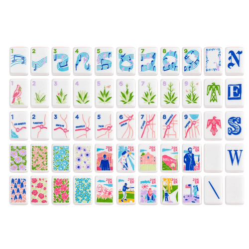 Club Style American Mahjong Tiles