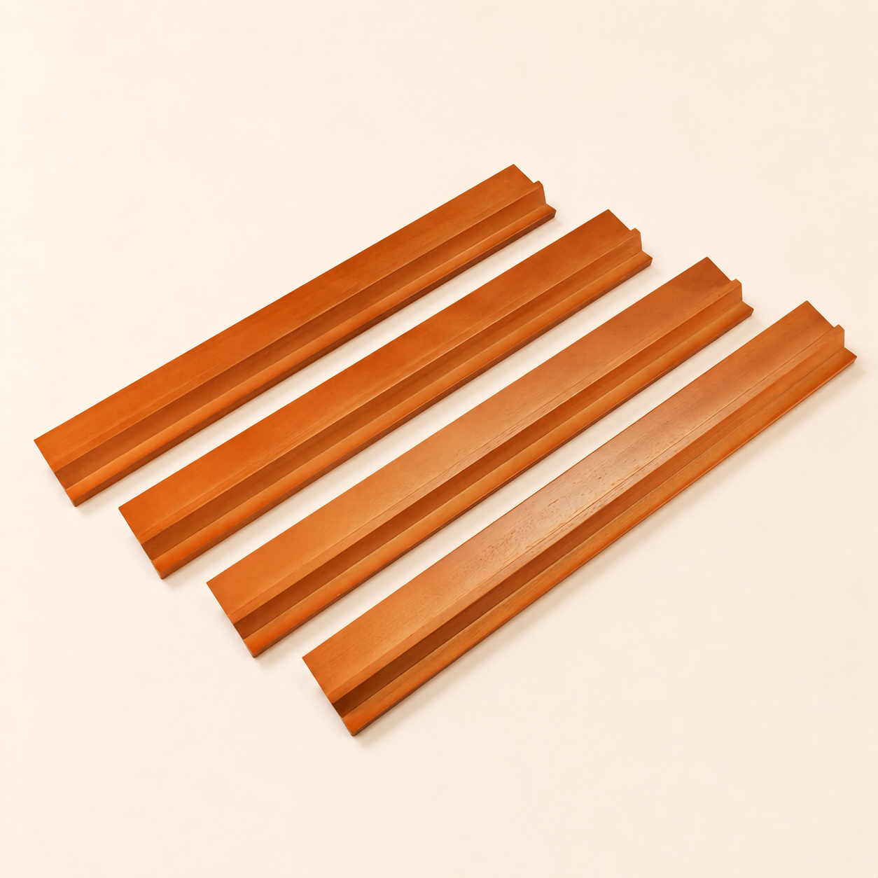 Wooden Mahjong Pushers Set of 4, with Storage Bag