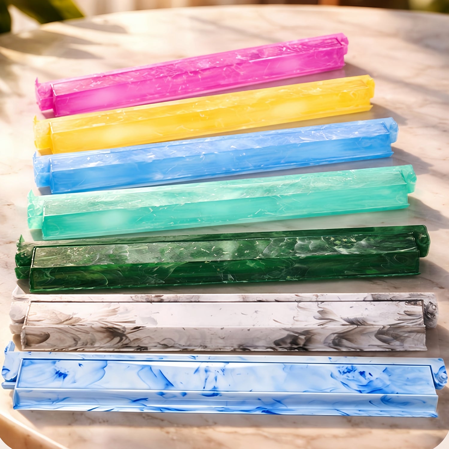 Colorful Mahjong Pusher Set, 17.5 Inch, 6 Colors