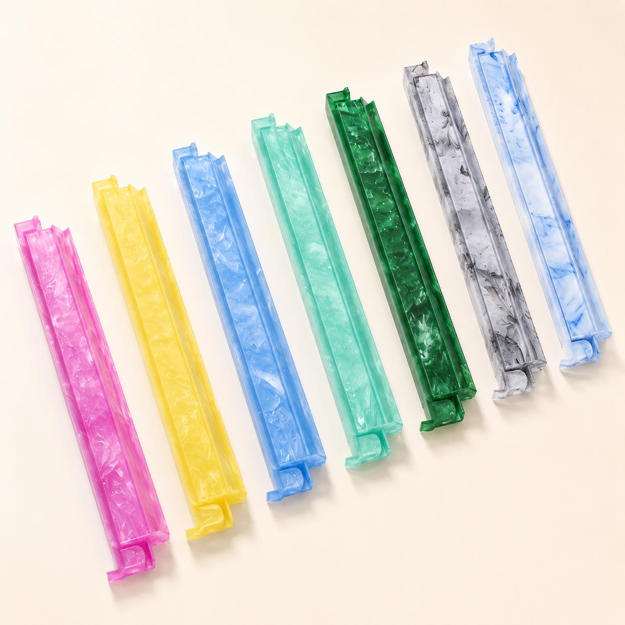 Colorful Mahjong Pusher Set, 17.5 Inch, 6 Colors